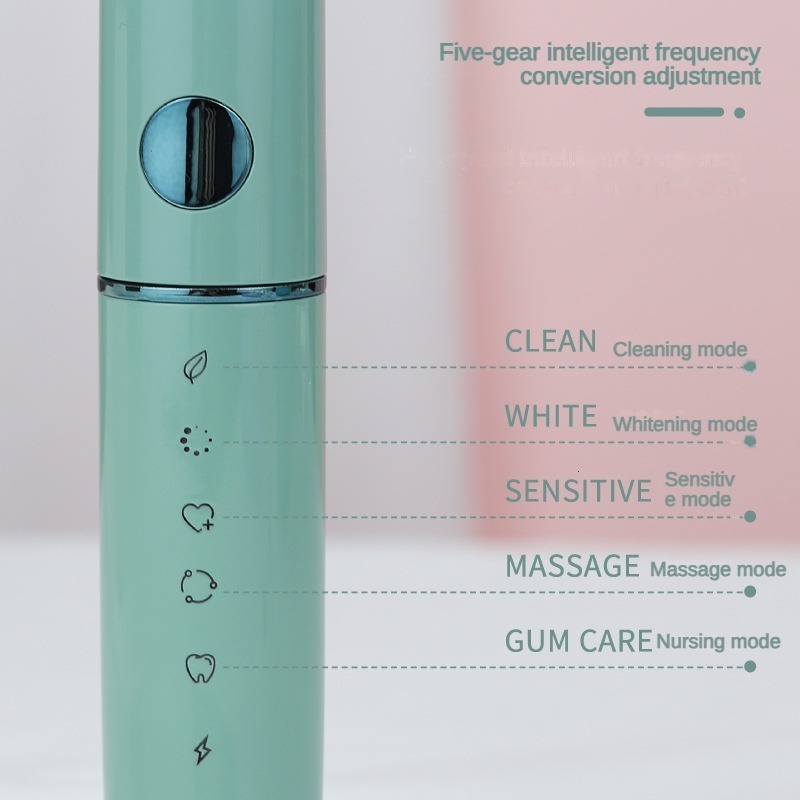 Toothbrush Ultrasonic Adult Electric Toothbrush Smart Teeth Brush Sonic Type-C Charging Waterproof Whitening Gift Replacement Heads 230824