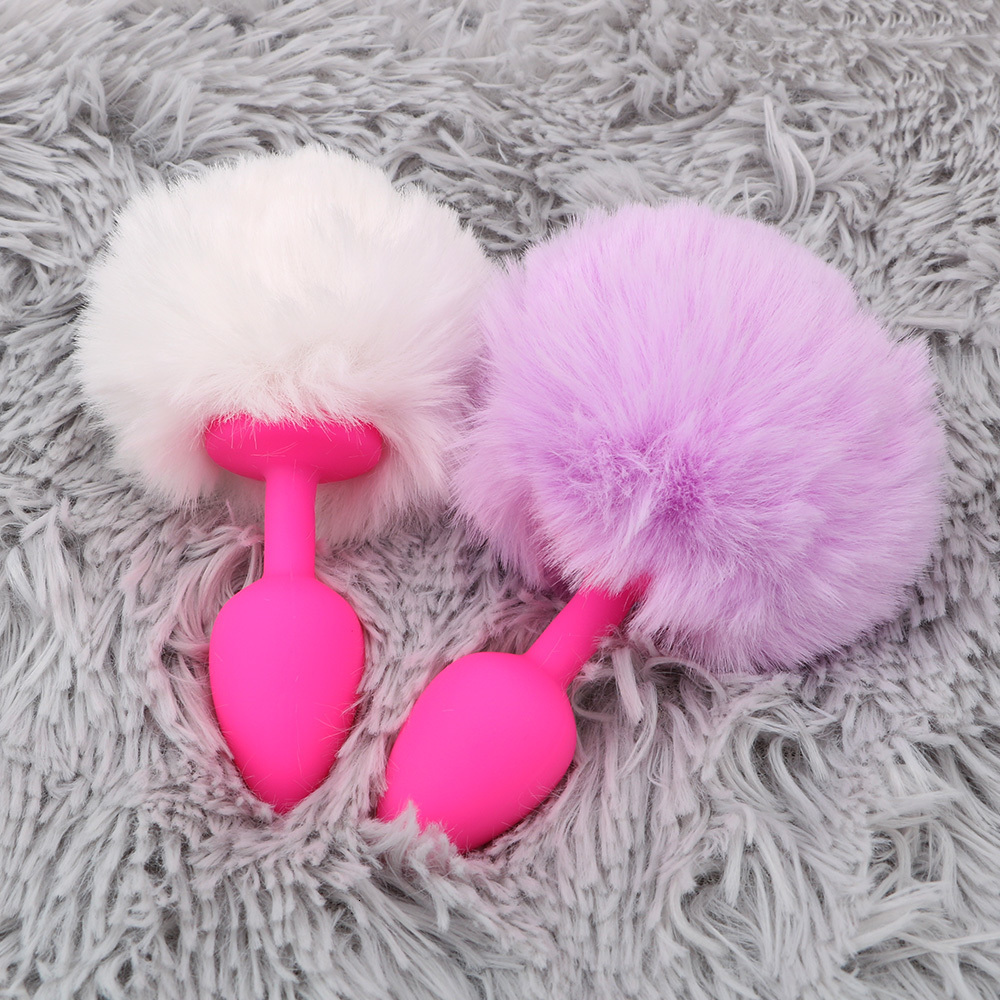 Briefs Panties IKOKY Hairy Rabbit Tail Anal Plug Adult Products Silicone Butt Sex Toys for Women Cute Erotic 230824