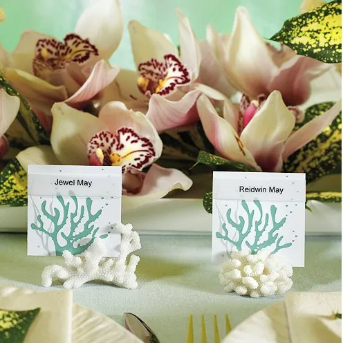 Seven Seas Coral Place Card Photo Holder 100PCSLOT wedding party photo frameZZ