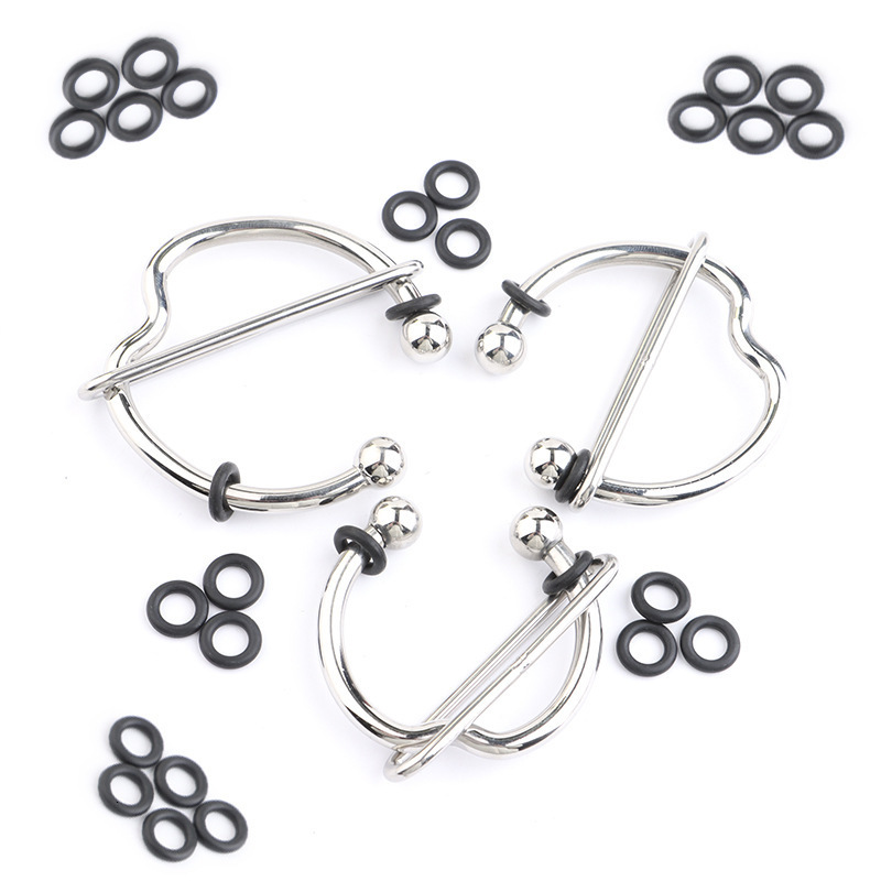 Cockrings Adjustable Penis Ring Semen Lock Stainless Steel Cock Delay Ejaculation Device Erotic Chastity Bdsm Sex Toys for Men 230824