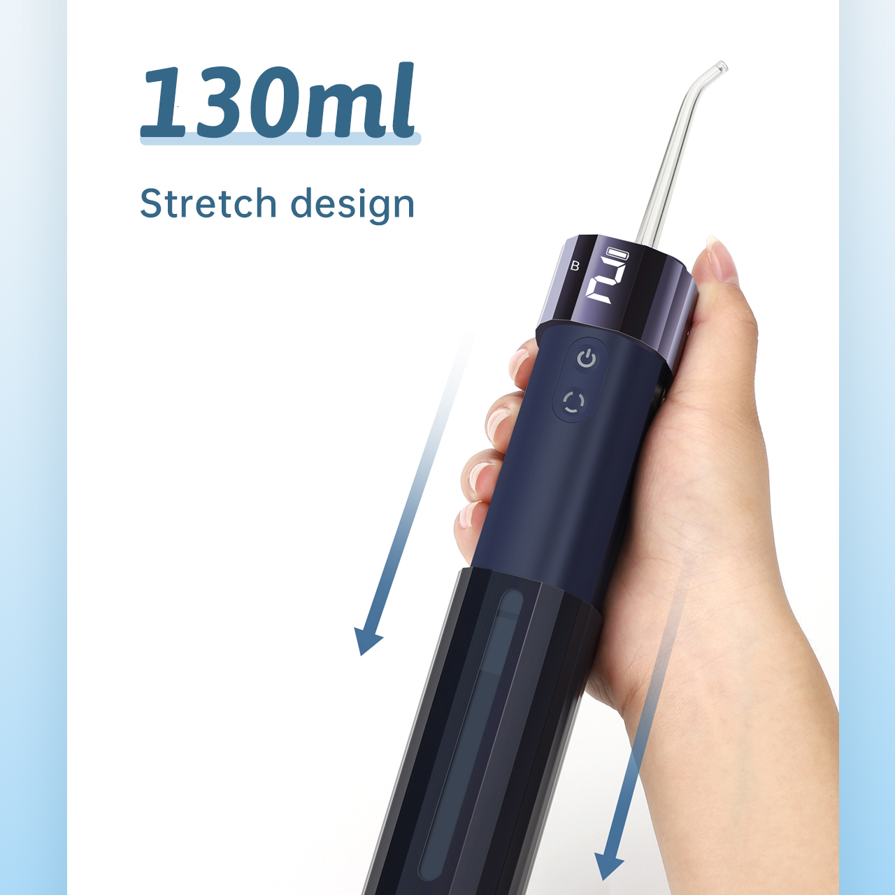 Other Oral Hygiene Irrigator Rechargeable Water Flosser Portable Dental Jet Tank Teeth Cleaner Girls Men Family Christmas Gift 230824