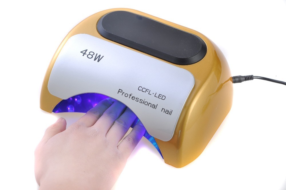 Nail Dryers nail High quality 48W US EU Plug Ultraviolet 110-220v Gel Professional LED UV Curing Lamp CCFL Light Dryer Nail Art 230824