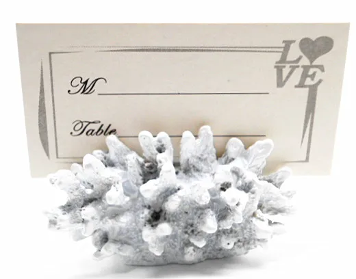 Seven Seas Coral Place Card Photo Holder 100PCSLOT wedding party photo frameZZ