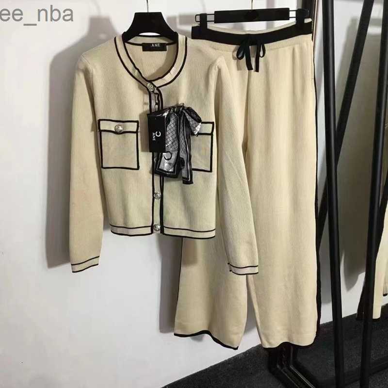 Womens Set New Trend Round Neck Casual Cardigan Ladies' Temperament And Age Reducing Women's Clothing Good