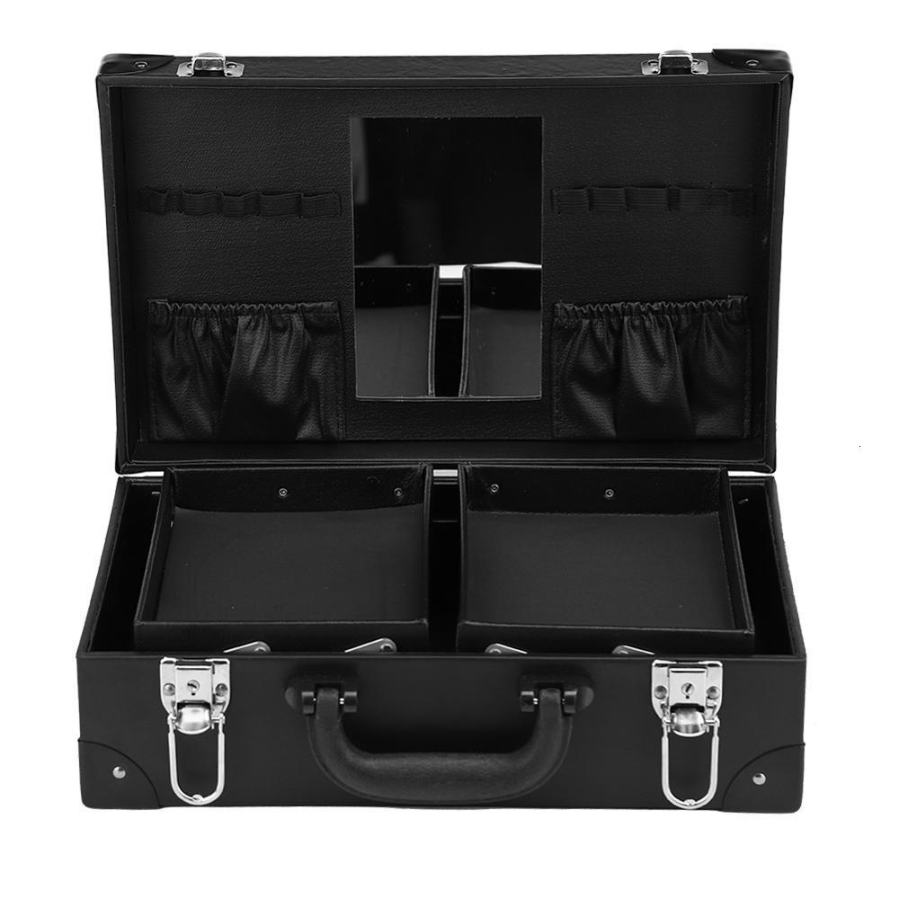 Other Tattoo Supplies Multi function Large capacity Box Professional Eye And Lip Nail Tool Portable Large Cosmetic Bag Storage black 230823