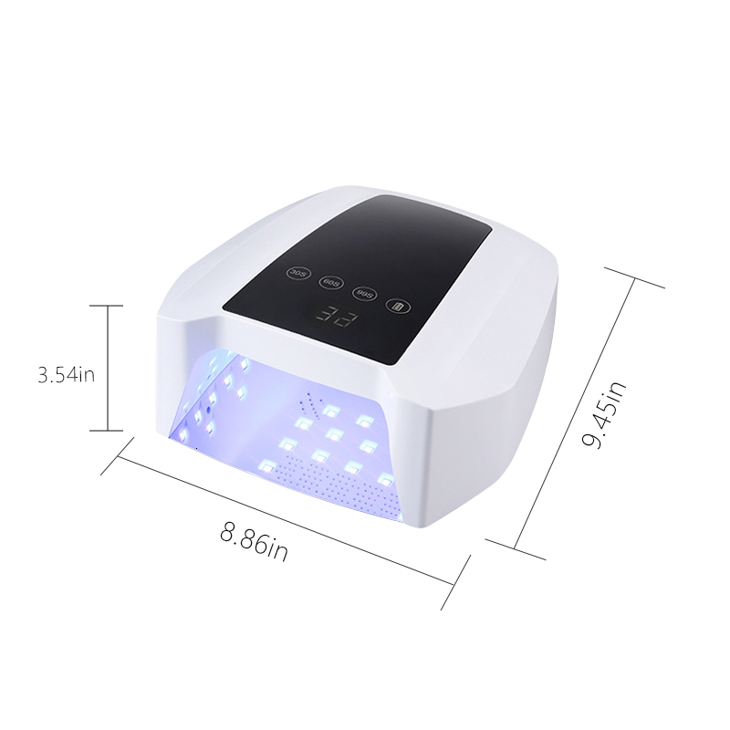 Nail Dryers 72W Rechargeable UV LED Gel Nail Lamp - Cordless Nail Dryer for Gel Polish with Auto Sensor - Professional Nail Art Tools 230824