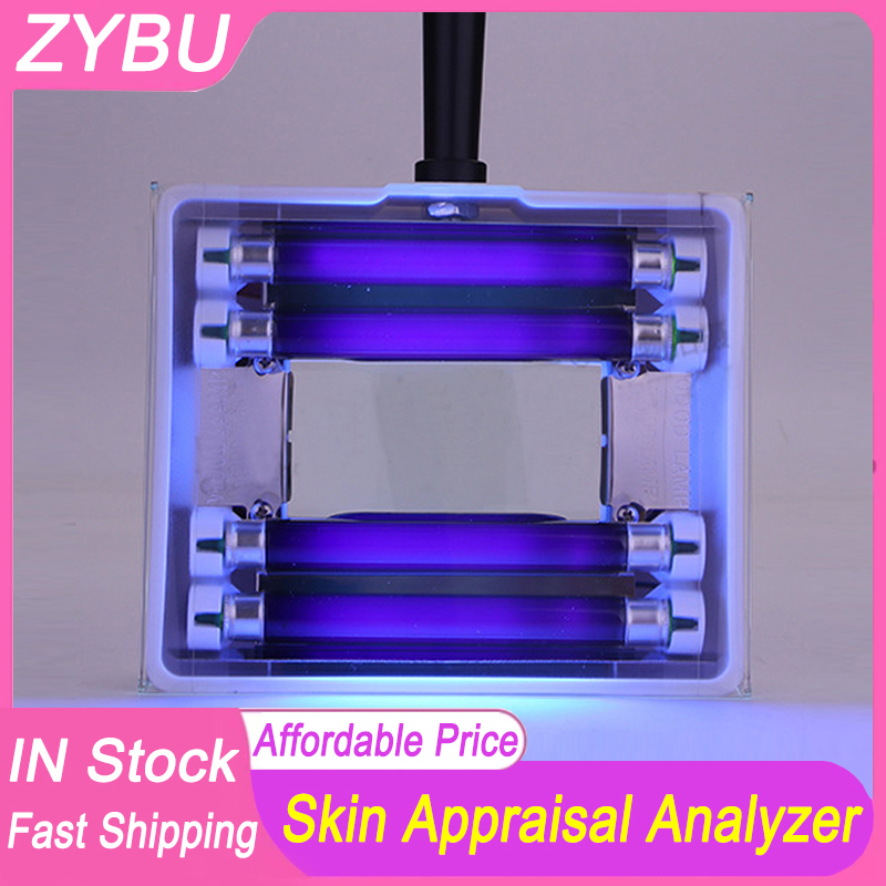 Portable Lamp Skin UV Analyzer Wood Lamp Facial Skin Testing Examination Magnifying Analyzer Lamp Machine SPA Greyness Skin Tine Vitiligo Testing