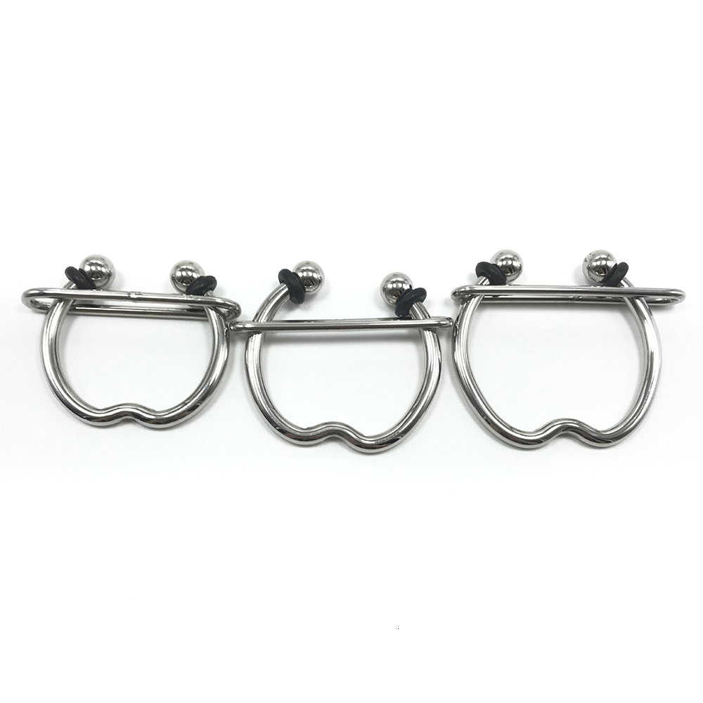 Cockrings Adjustable Penis Ring Semen Lock Stainless Steel Cock Delay Ejaculation Device Erotic Chastity Bdsm Sex Toys for Men 230824