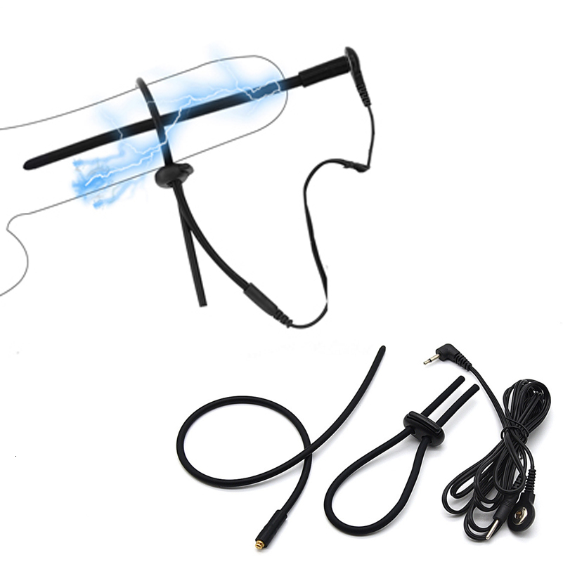 Adult Toys BDSM Electro Stimulator Nipple Patch Massage Electric Shock Penis Plug Cock Rings For Man Urethral Dilator Ring Sex 230824