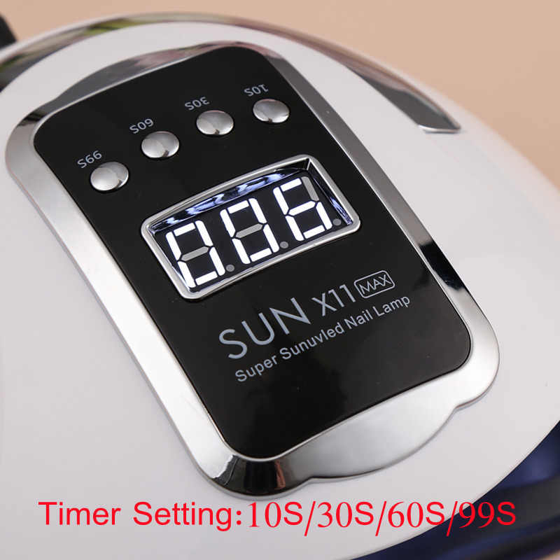 Nail Dryers 280W SUN X12/X11 MAX UV LED Nail Lamp for Manicure Nail Gel Polish Drying Machine Professional Intelligent Nail Dryer Salon Tool 230824