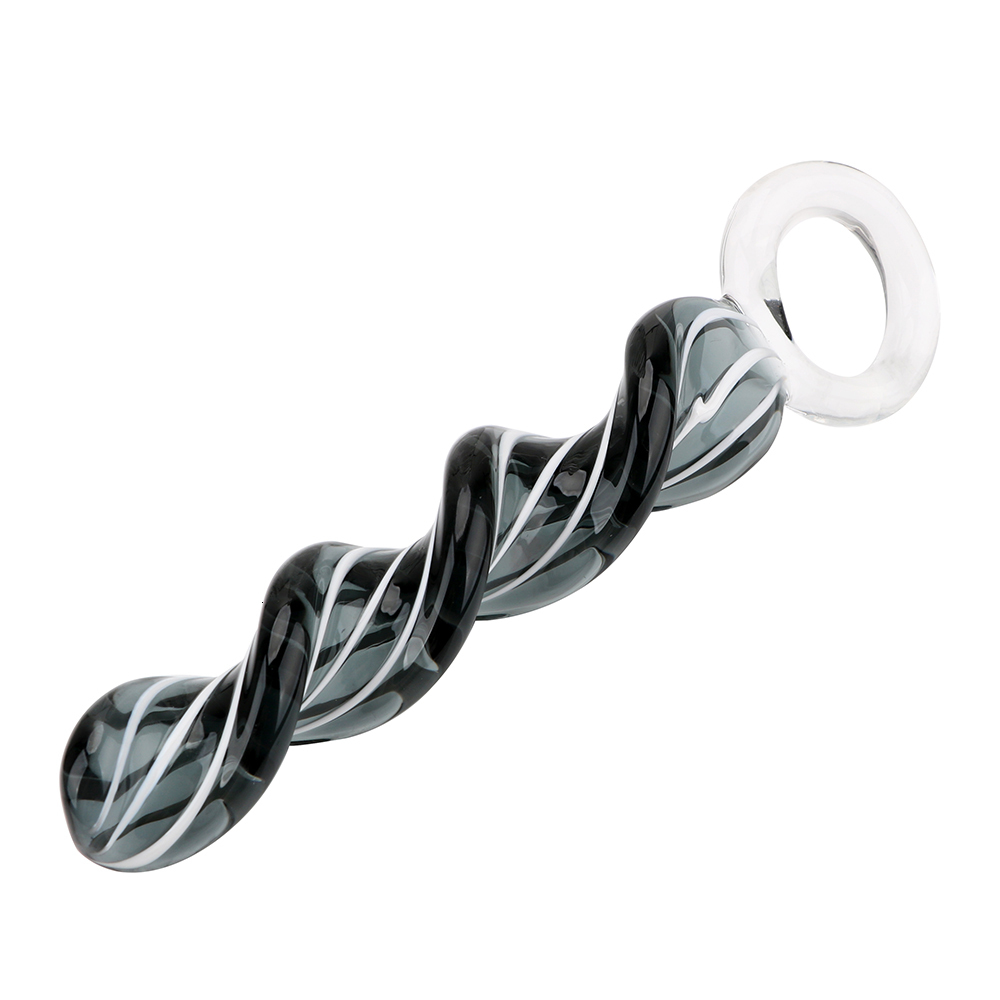 Briefs Panties IKOKY Crystal Dildo rostate Massager Glass Butt Plug Vaginal Stimulation Anal Sex Toys for Women Men piral 230824