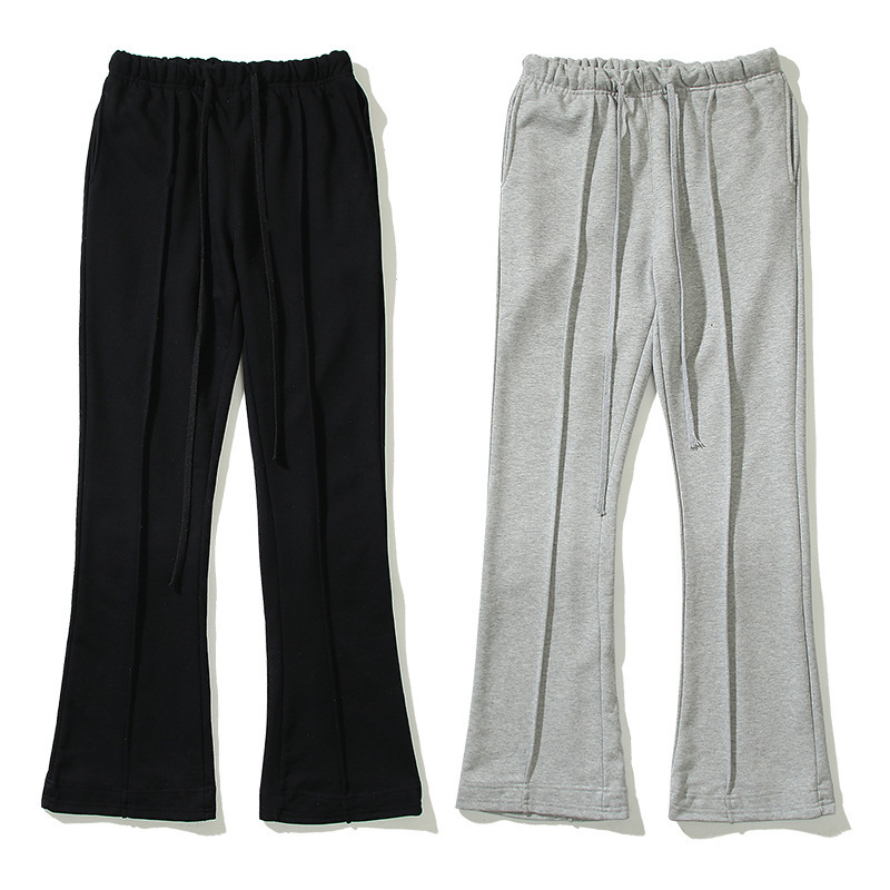 Men's Pants High Quality Straight Casual Trousers Cotton Flared Sweatpants For Men And Women 230824