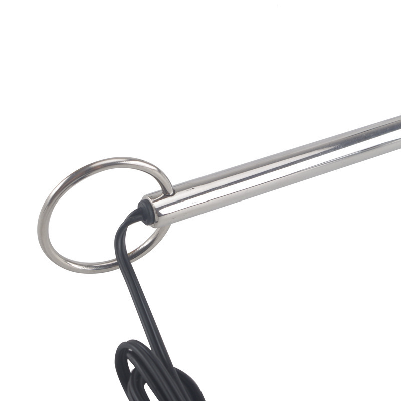Adult Toys Stainless Steel Single Bead Electric Shock Anal Hook Estim Bdsm Plug Anus Masturbation Buttplugs Sex for Women Men 230824