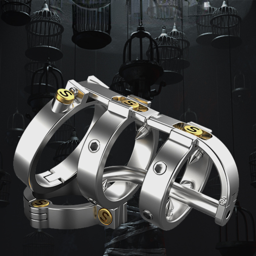 Cockrings Steam Punk Series Chastity Cage Sextoys Belt Sissy Mechanical Multifunctional CB Lock Sex Toys for Men Gay 230824