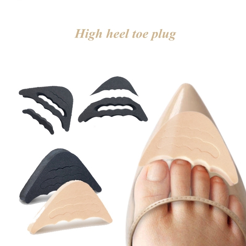 Shoe Parts Accessories 1Pair Women High Heel Toe Plug Insert Front Filler Cushion Pain Relief Protector Adjustment 230823