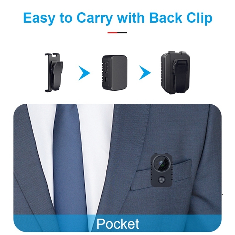 Weatherproof Cameras HD Mini PIR Camera 1080P Security Pocket Motion Activated Small Nanny Cam For Car Standby Webcam NO CARD 230823