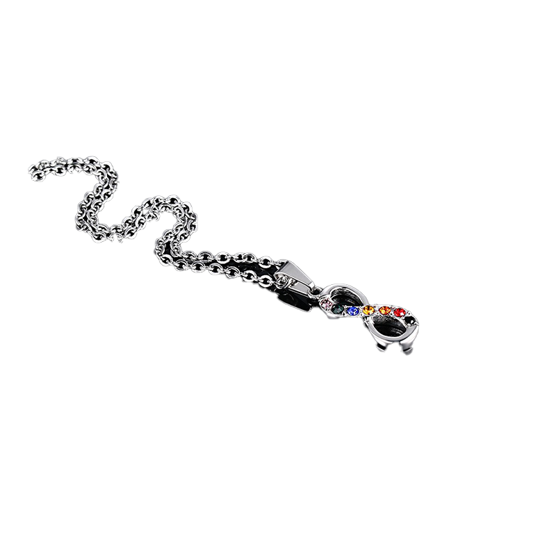 Endless Love 8 Shaped Pendant For Women Men Stainless Steel Infinity Gay Pride Necklace Chain Women Jewelry