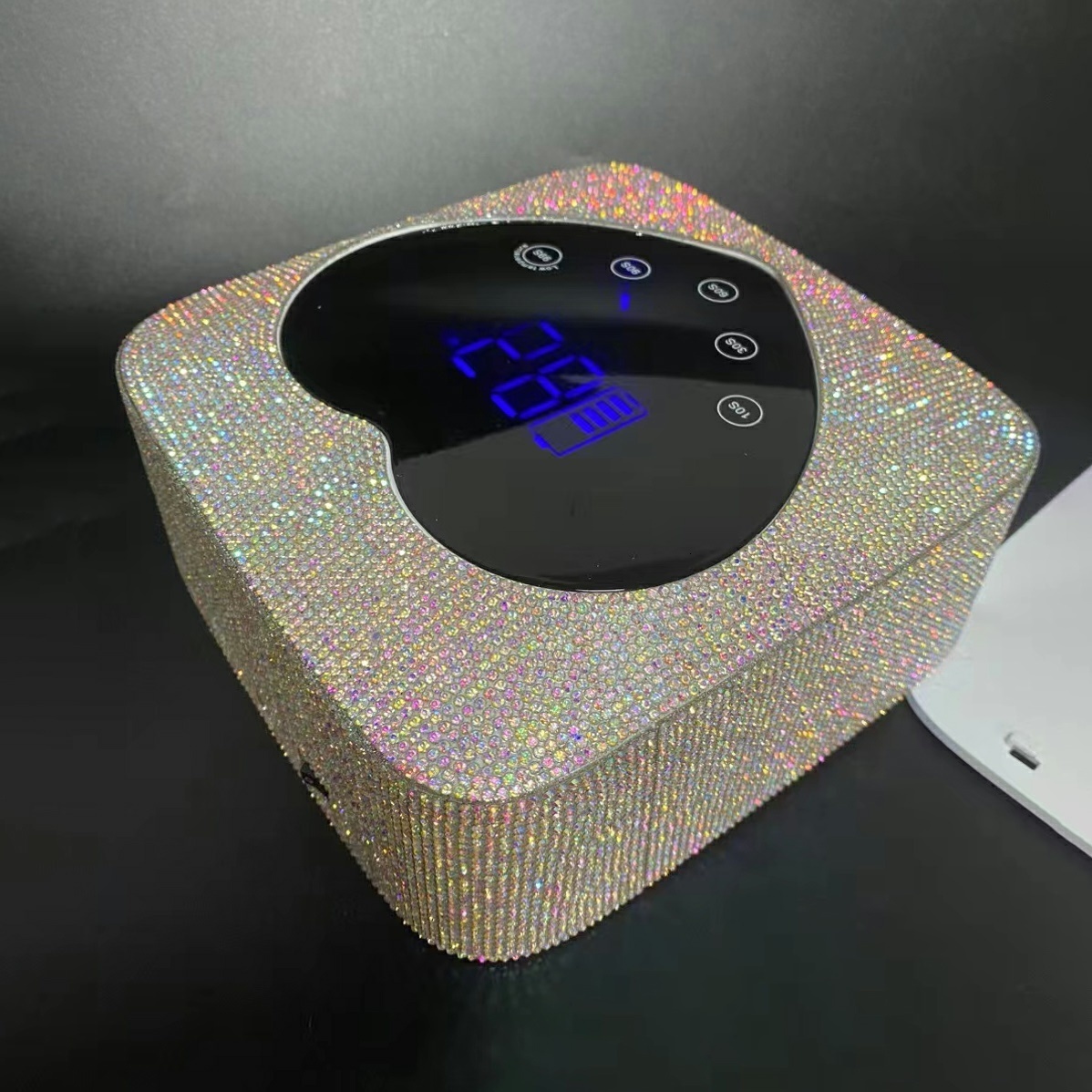 Nail Dryers UV LED Lamp Manicure 72w Heart-shaped Rechargeable Professional Cordless Led Uv Nail Lamp Electric Manicure Dryer 230824