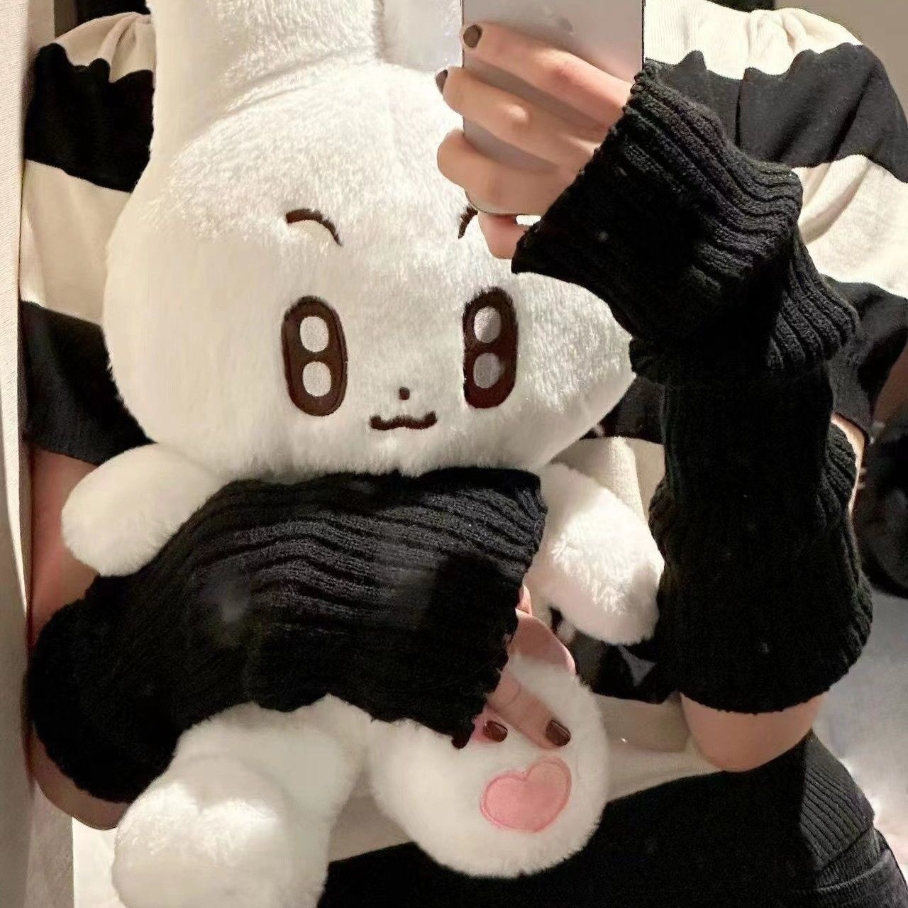 Keychains Lanyards 10/40CM Kpop TXT Dolls Cartoon Soobin YEONJUN Same Plush Keyrings Q Styles BEOMGYU TAEHYUN Keychains Key Rings Bag Pendants 230823