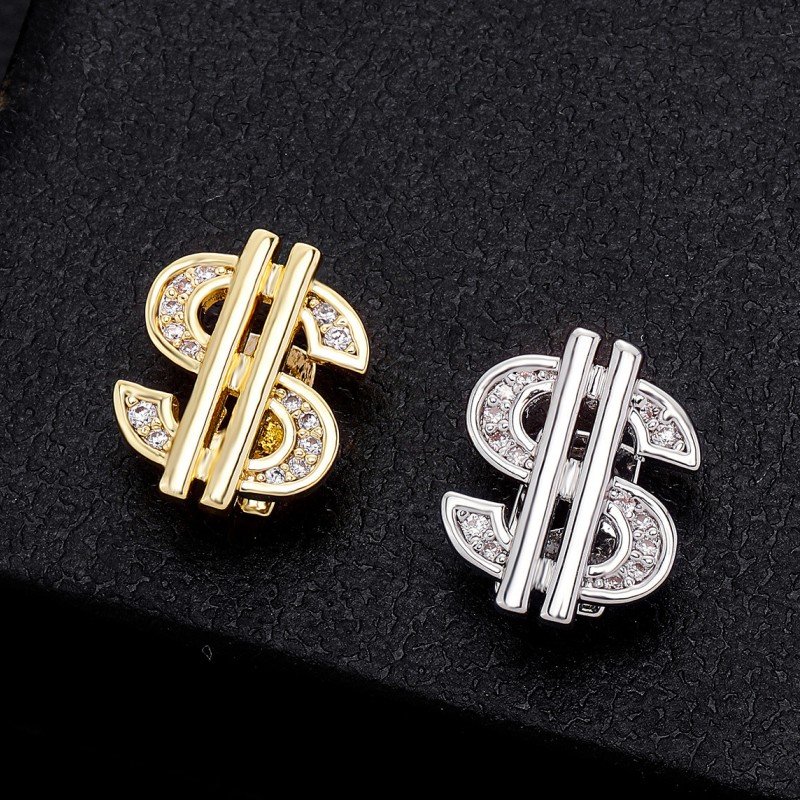 Gold Silver Bling Iced Out CZ Grillz Diamond Teeth Grills Tooth Cap Hip Hop Dental Mouth Teeth Braces For Men W