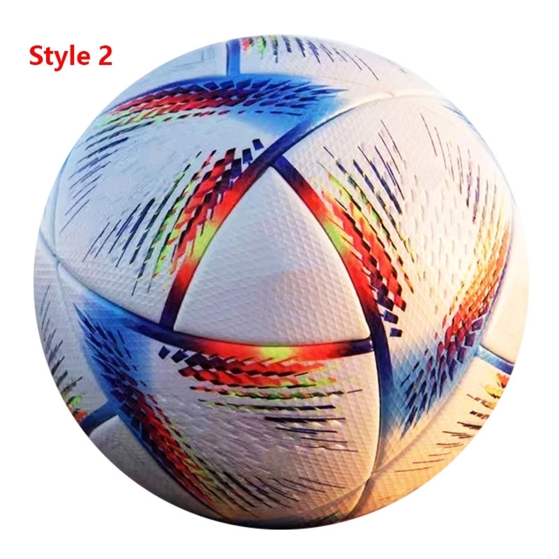Balls High Quality Soccer Ball Official Size 5 PU Material Seamless Wear Resistant Match Training Football Futbol Voetbal Bola 230825