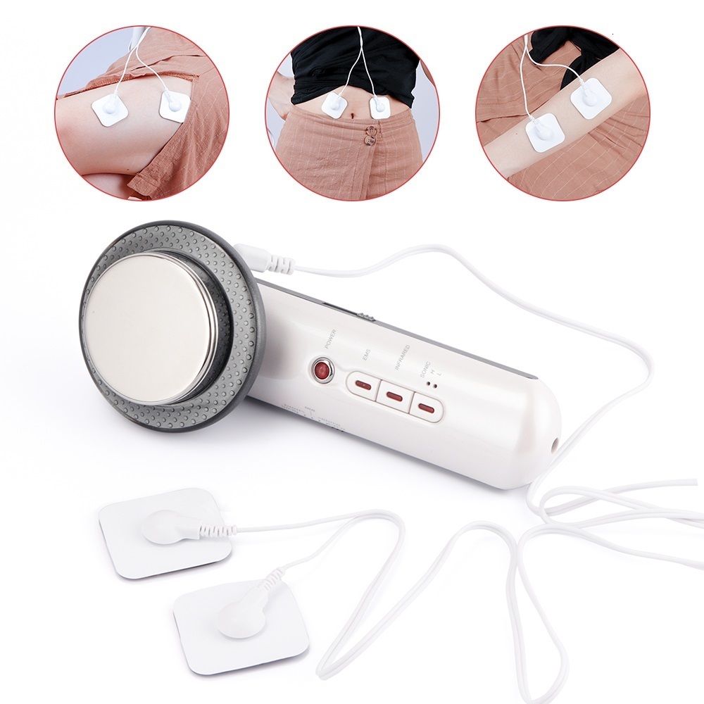 Face Massager Ultrasound Cavitation Body Slimming Massager EMS Micro Current Weight Loss Far Infrared Lifting Beauty Device 230824
