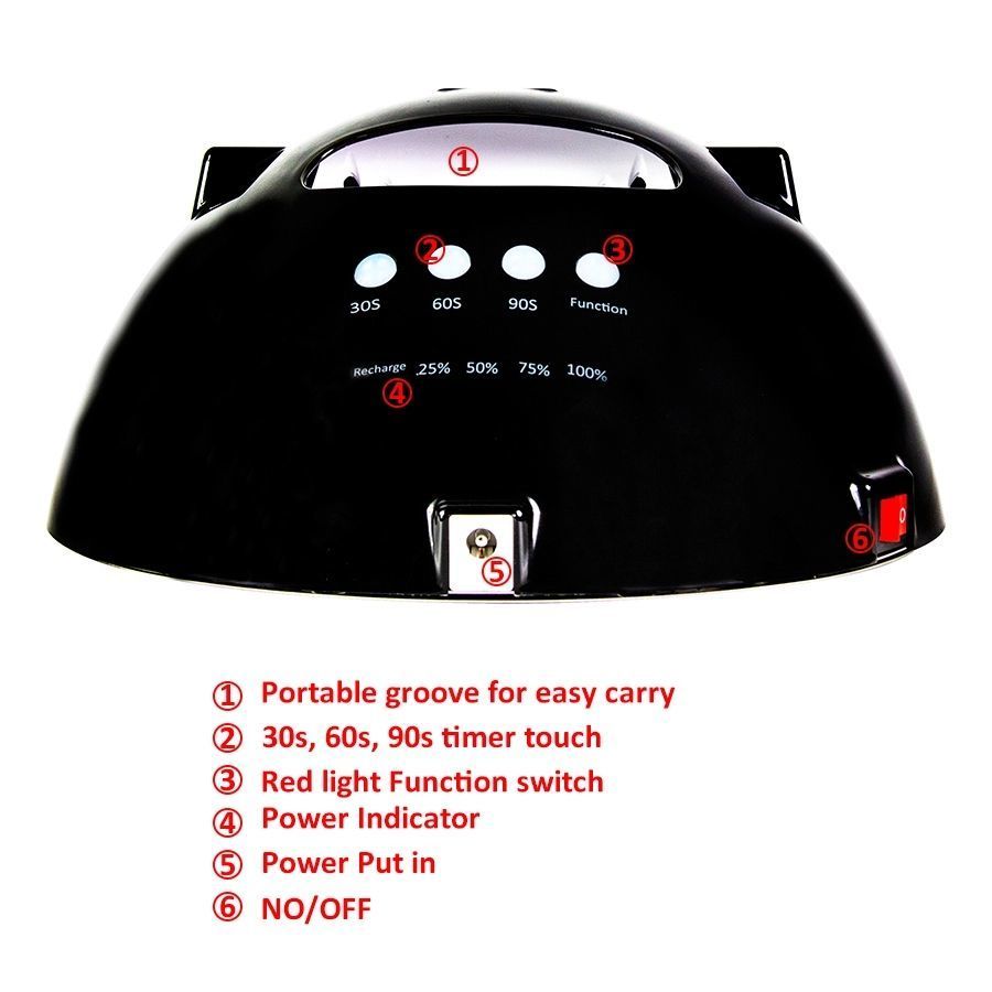 Nail Dryers IBELIEVE Polish Dryer 54w Gel Curing 12w Skincare Cosmetic Anti-aging Cordless Uv Led Nail Lamp Beaty Lamp 230824