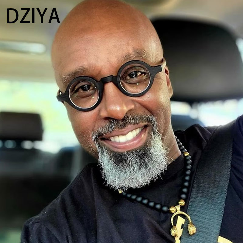 Sunglasses Frames Vintage Round Acetate Optical Glasses Frames Men Handmade High-Grade Glasses Women Round Punkfashion Eyeglasses 60629 230824