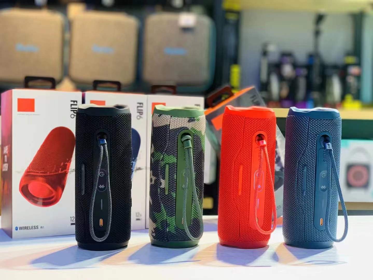 FLIP 6 Portable BT Speakers Wireless Mini Speaker Outdoor Waterproof Portable Speakers with Powerful Sound and Deep Bass