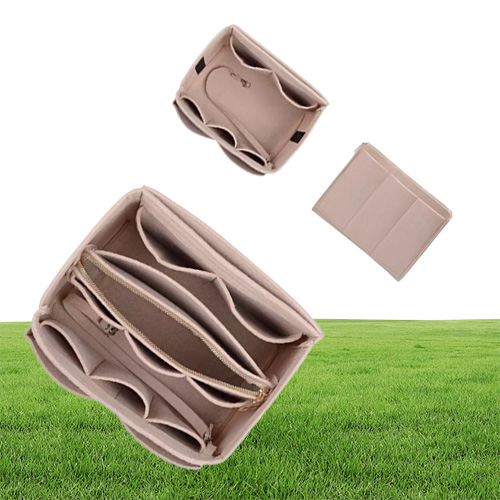 Bag inserts for No closure Totes Felt Bag Organizers for Designer Handbags Bag Inserts with Zipper Designer Purse Organizers for s