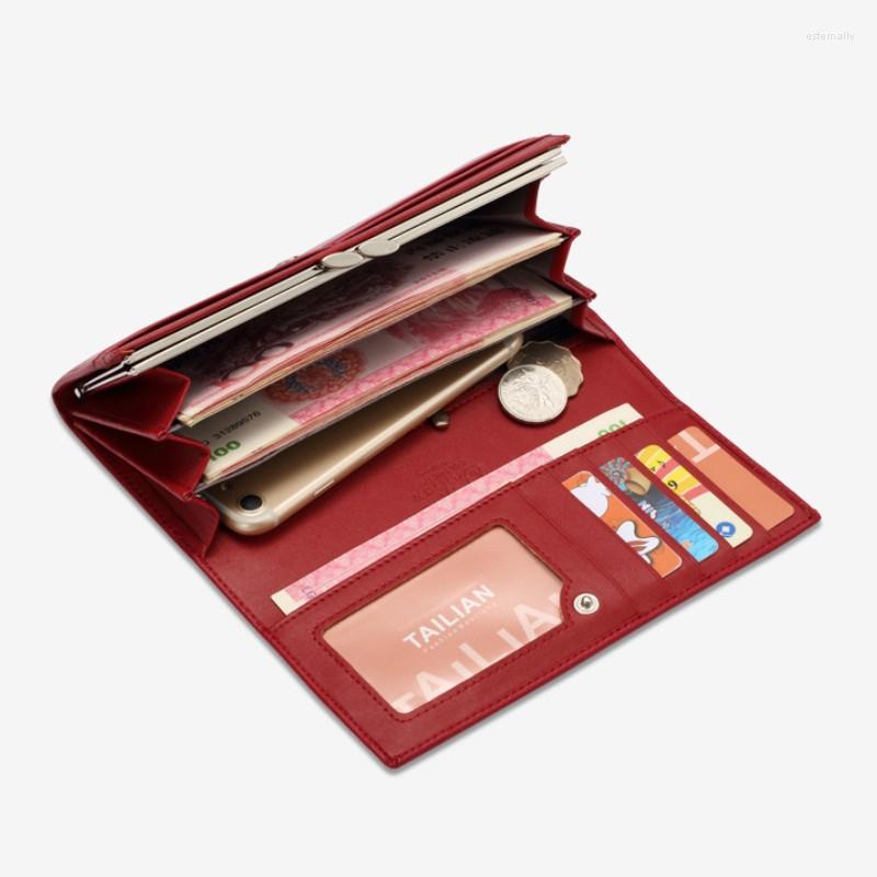 Wallets Multifunction Luxury Women's Long Wallet Female Leather Purse ID Card Holder Women Purses Ladies Clutch Phone Bag