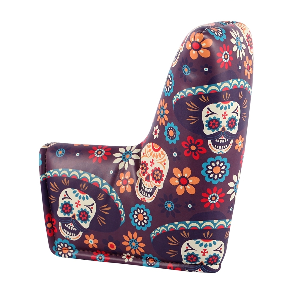 Other Golf Products Magnetic Golf Putter Cover Custom PU Leather Printing Square Mallet Blade Putter Headcover 230825