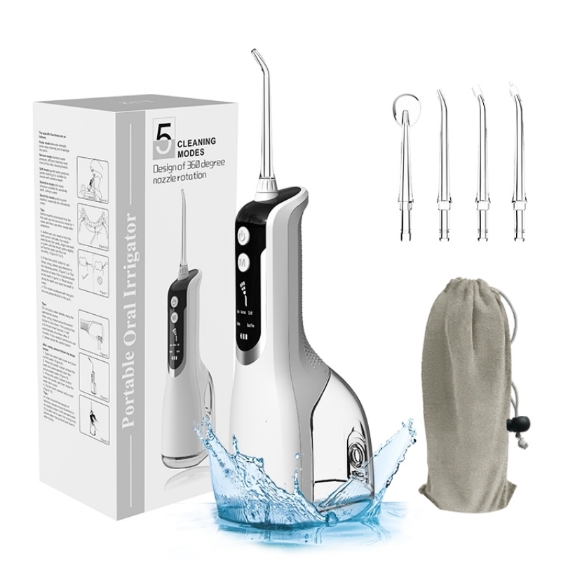 Other Oral Hygiene Electric Cordless Irrigator Waterflosser Cleaning Teeth Dental Flosser Ipx7 USB Travel Orthodontic Braces 230824
