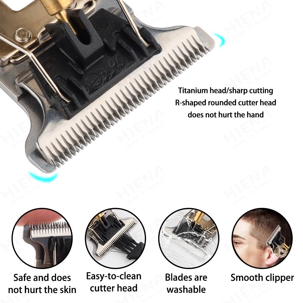 Electric Shavers Hair Clipper Electric Clippers Electric Men Retro T9 Style Buddha Head Carving Oil Head Trimmer 230824