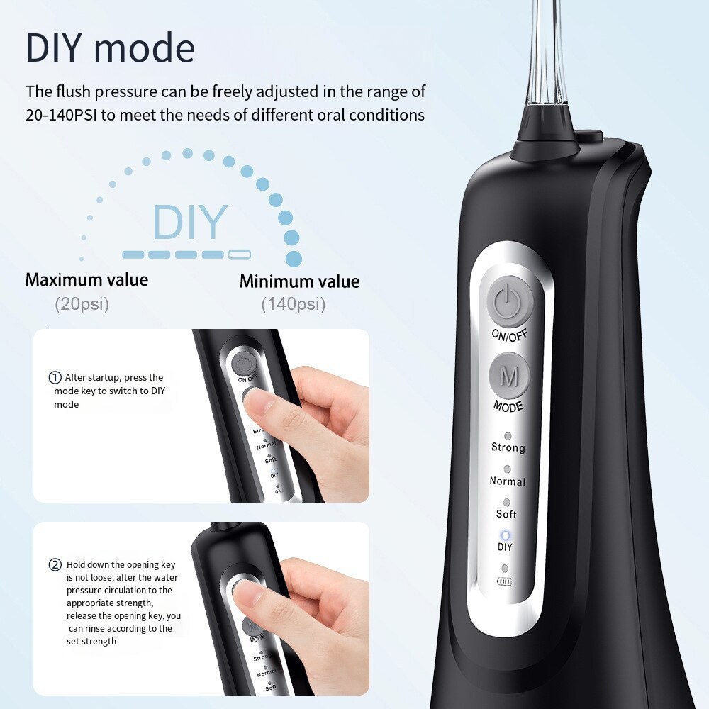 Other Oral Hygiene 2023 Portable Tooth Cleaner Irrigator Water Flosser Household Care Dental Jet Rechargeable for Teeth Clean 230824