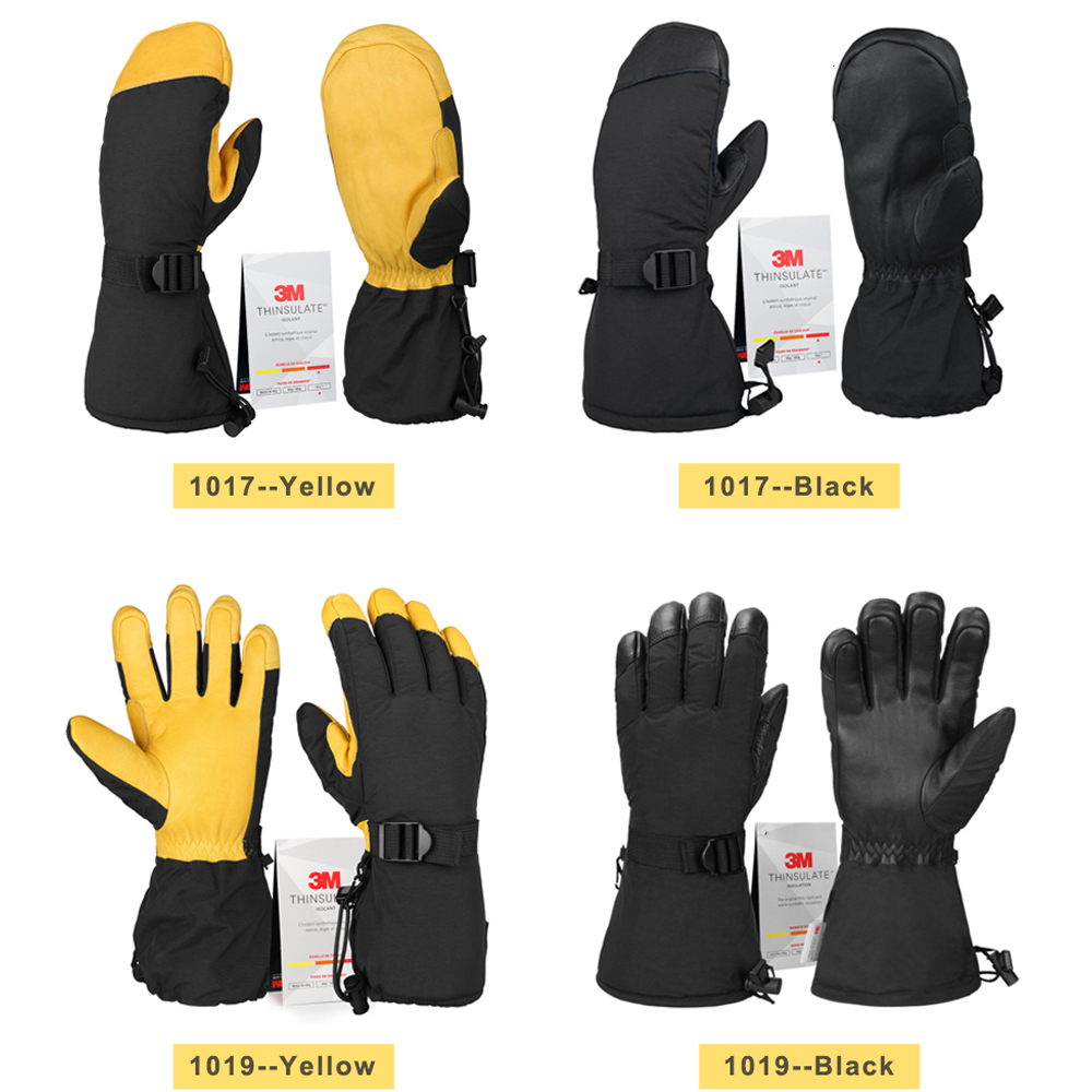 Sports Gloves OZERO Long Winter Ski Outdoor Thinsulate Thermal Snowboard Mittens Windproof 230824