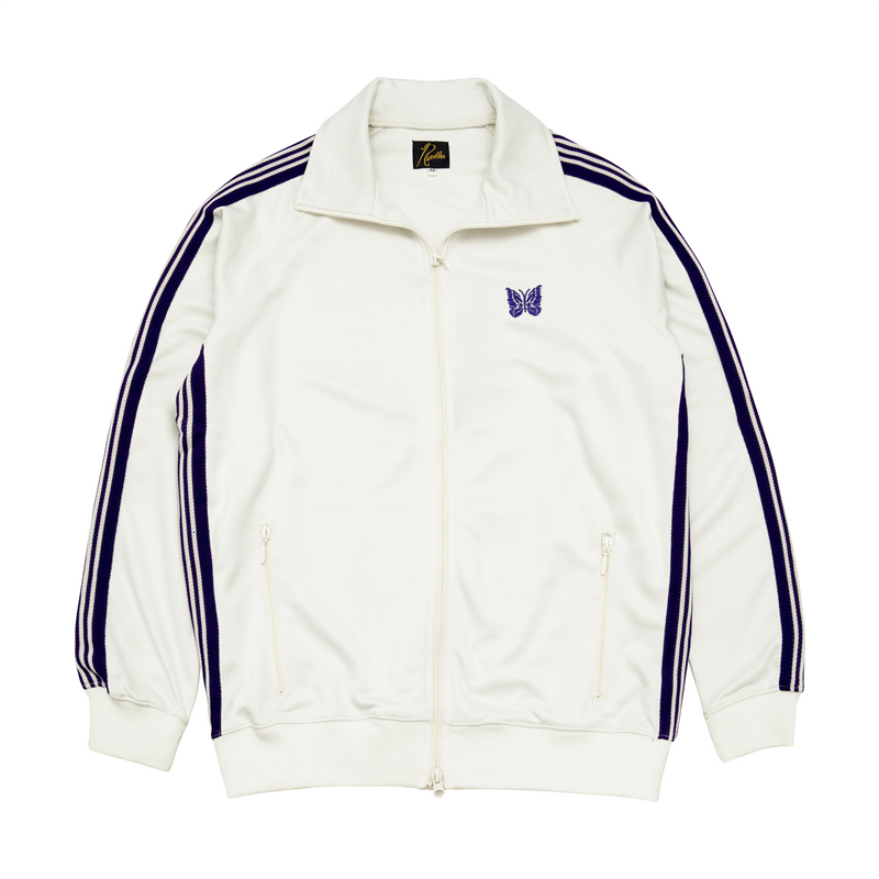 Mens Jackets White Needles Jacket Men Women Casual Fashion Quality Butterfly Embroidery AWGE Coats 230824