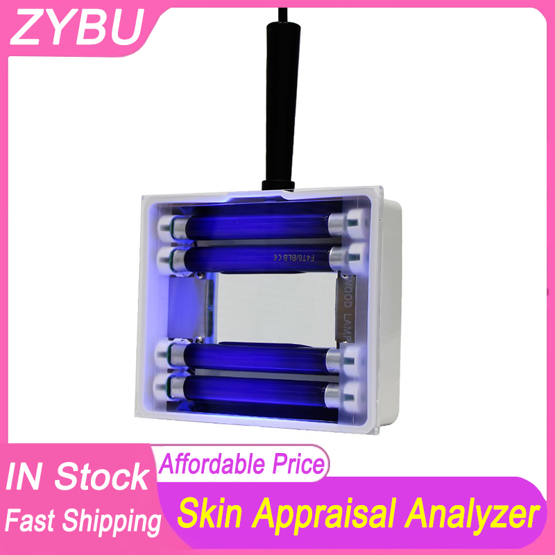 Skin Analyzer Woods Lamp Facial Skin Care Testing Examination Magnifying Appraisal Greyness Tinea Machine UV Lamp Vitiligo Detect Skin Infections