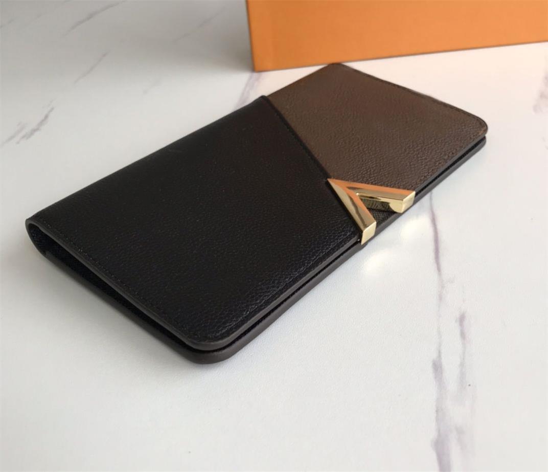 TOP 2023 Designer womens wallets luxury Kimono purses flower letters credit card holders ladies long slim fashion money clutch bags with original box