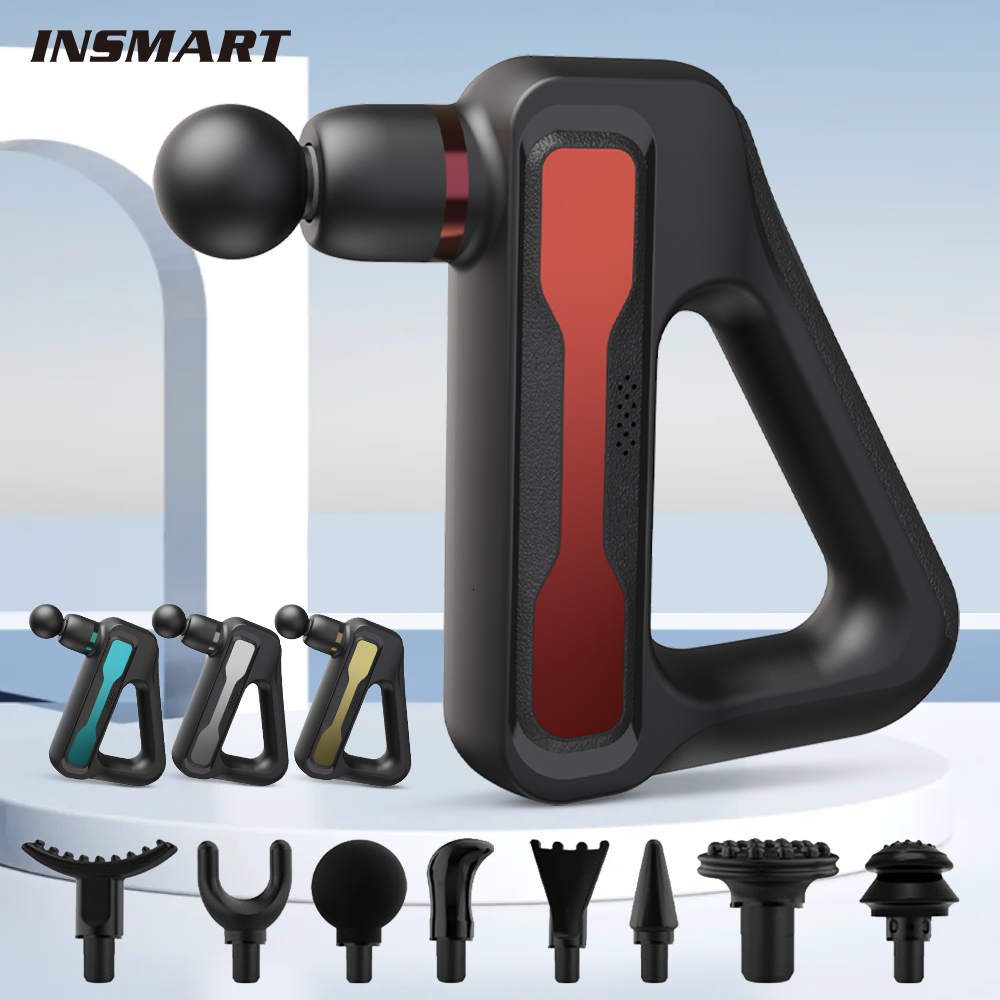 Massage Gun Mini Fascia Vibration Muscle Portable Relaxation Electric Massager Fitness Device High Frequency Neck Membrane 230824