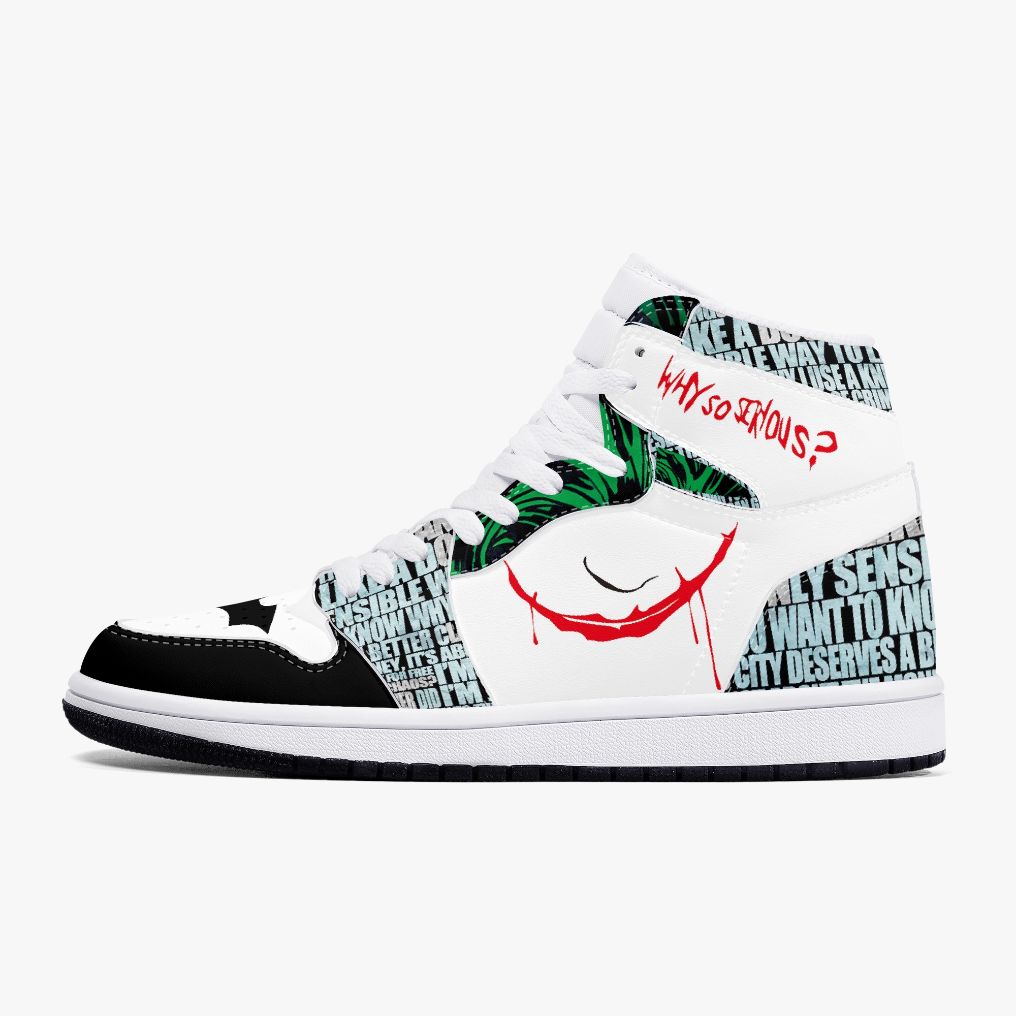 DIY classics customized shoes sports basketball shoes 1s men women antiskid anime loafers Versatile customized figure sneakers 36-48 315043