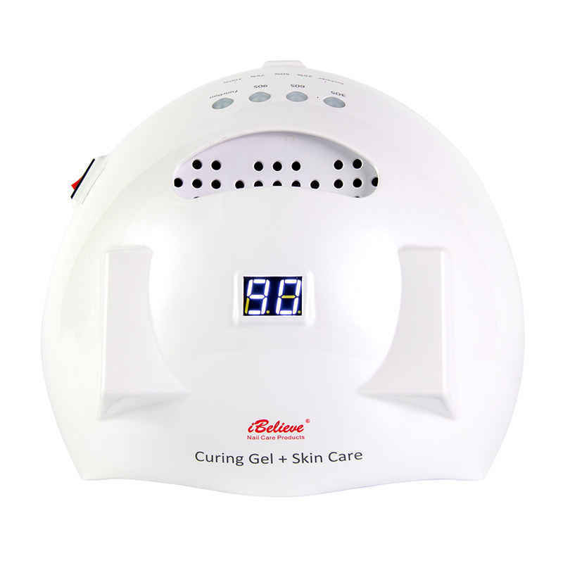 Nail Dryers IBELIEVE Polish Dryer 54w Gel Curing 12w Skincare Cosmetic Anti-aging Cordless Uv Led Nail Lamp Beaty Lamp 230824