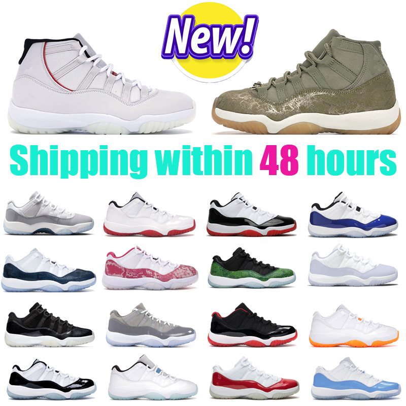 202611 11s low Men Women Basketball Shoes cool greys Cherry Bright Citrus Gamma Legend blue Bred Concord Space jam Mens Jubilee Platinum