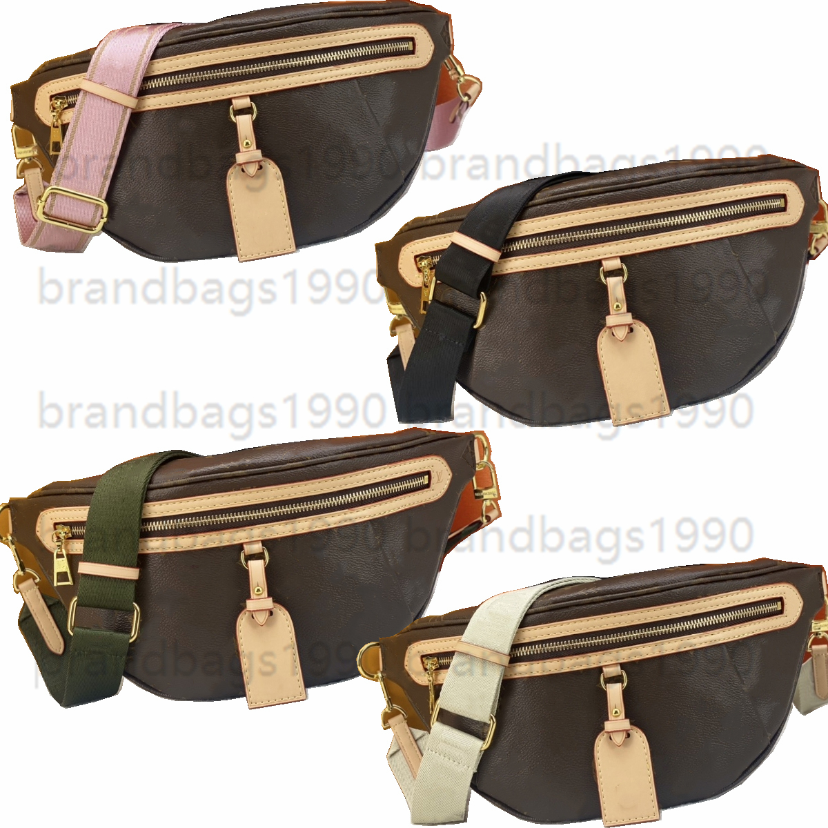 Bumbag Cross Body Waist Bags Temperament Bumbags Fanny Pack Bum embossing flowers Famous soft leather Luxurys designers bags Serial Number Date Code DustBag