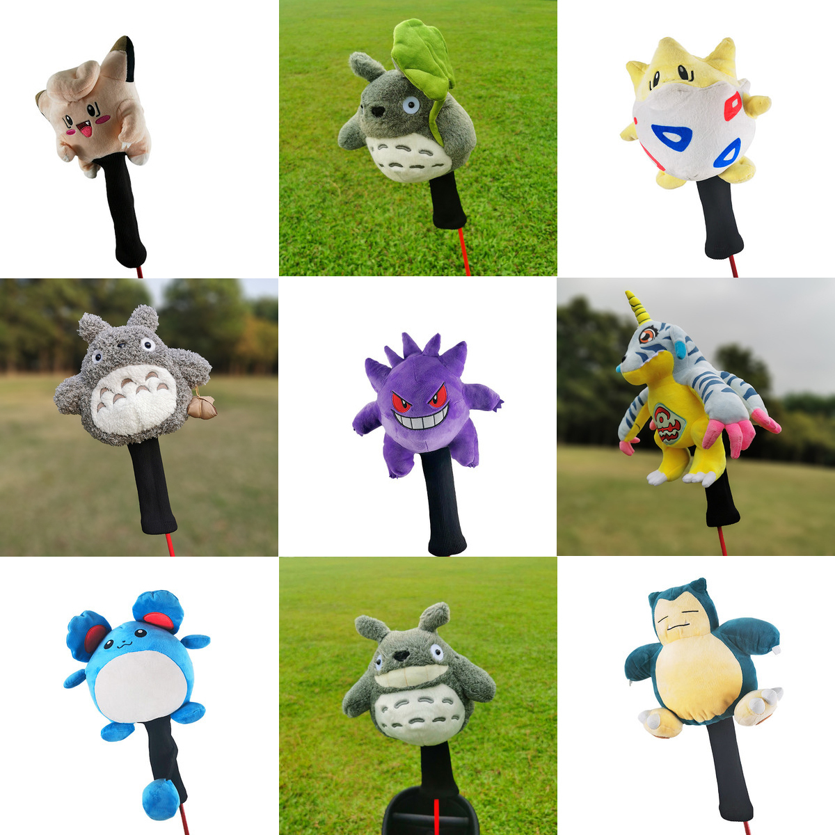 Other Golf Products Animal Golf Club Headcover for Driver 460CC No.1 Golf Accessories Golf Headcover Protector Golf Wood Cover Noverty Cute Gifts 2308