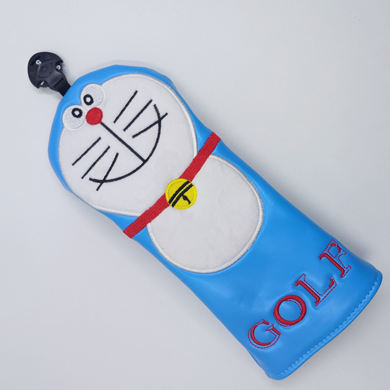 Other Golf Products Golf Wood Headcover Cartoon Patter For Driver Fairway Hybrid Putter Waterproof Protector PU Leather Soft Durable Golf Covers 23082