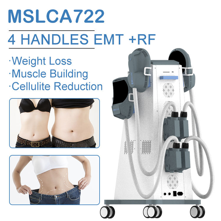 2024 Ems Slim Nova Body Sculpt Muscle Machine Rf 4 Handles Emslim Neo With Rf Fat Burning Machine Pelvic Floor treatment For Gym