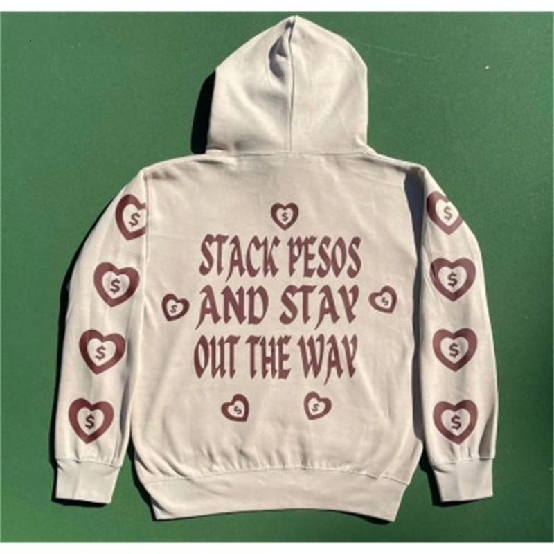 Women's Hoodies Sweatshirts fashion letter printing sweater Y2k high street personality loose retro clothing top Harajuku casual couple ins 23082