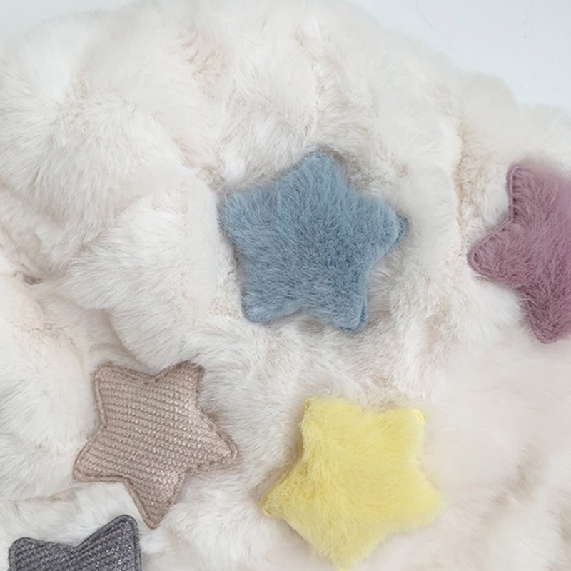 Wide Brim Hats Bucket Hats Thicken Plush Hat for Women Soft Beanie Hat Star/Bowknot Winter Hat Female Girls Windproof Cap Powear Fisherman Cap 230824