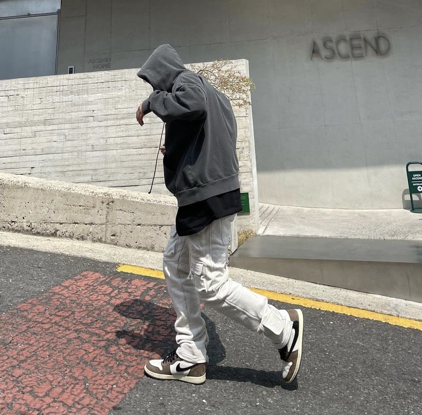 Original Grailz Pants Men Pocket Pants for Men Loose Pants Tactical Wide-Leg Loose Casual Workwear Trousers